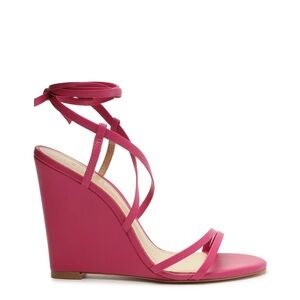 Schutz Women's Pink Strappy Heels
